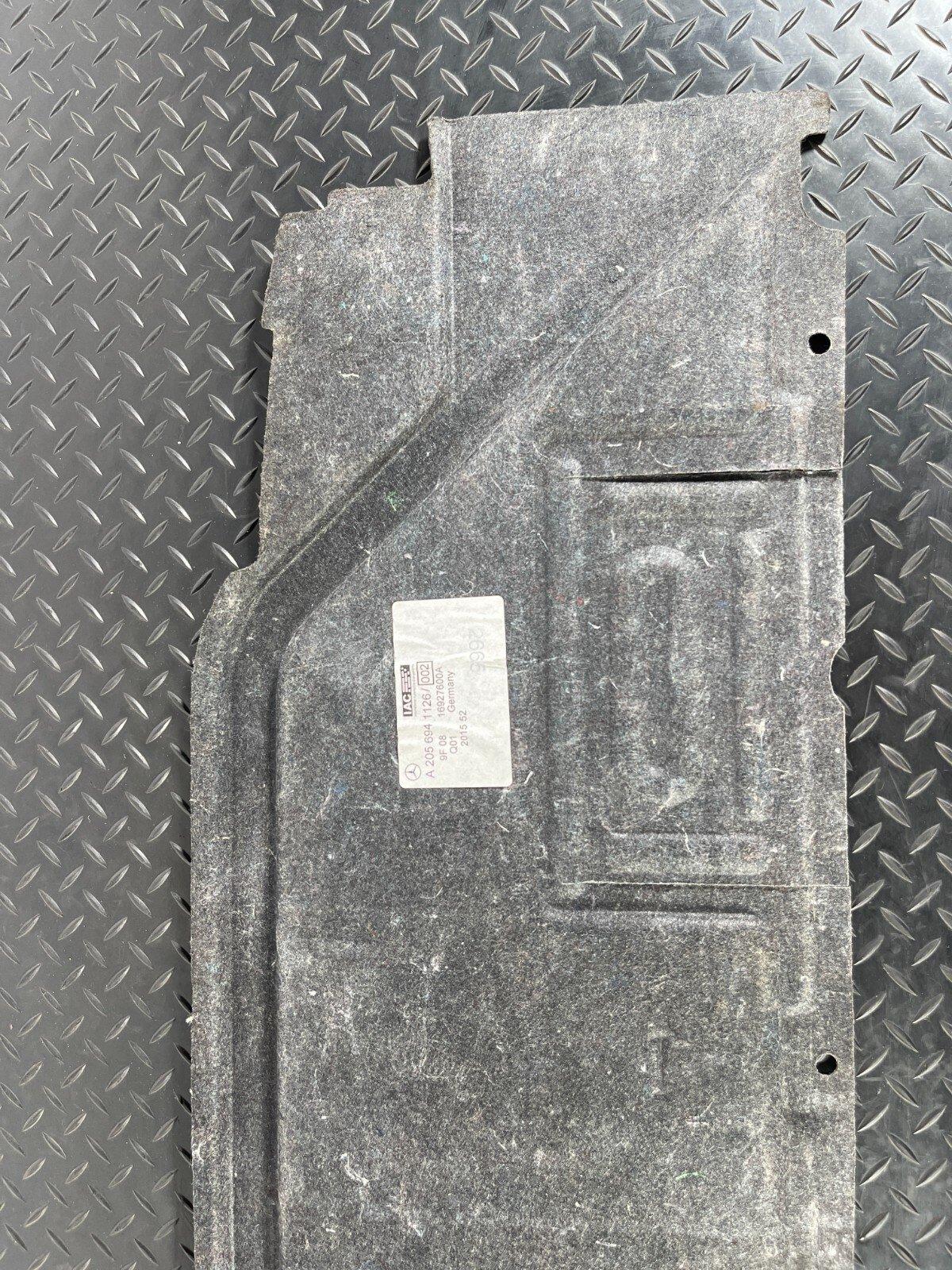 14-21 MERCEDES BENZ C350e W205 Rear Boot Floor Liner Panel Cover A2056941126