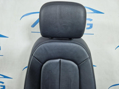 15-18 AUDI A7 4G FRONT LEFT N/S PASSENGER BLACK LEATHER ELECTRIC MEMORY SEAT