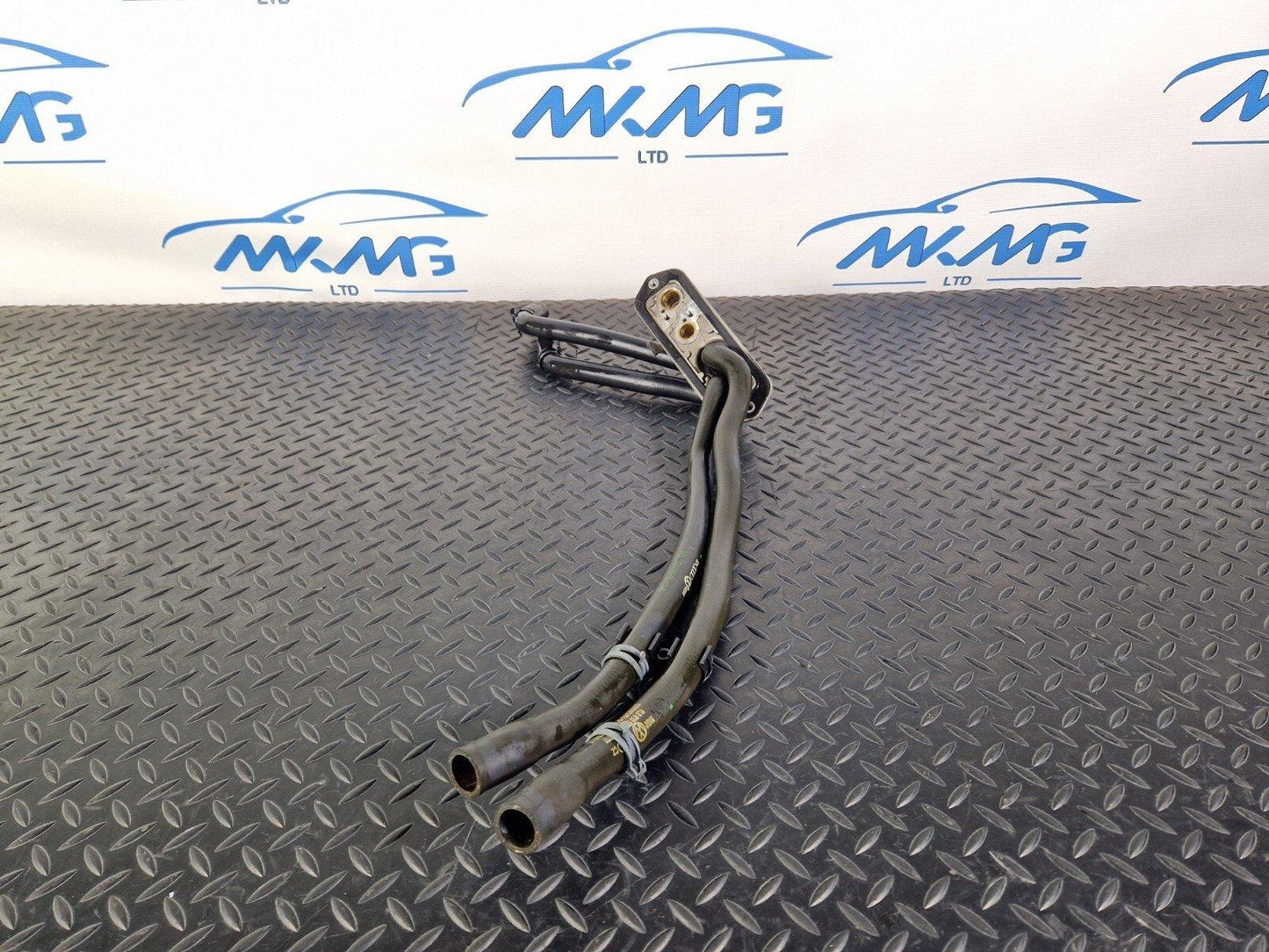 10-15 AUDI Q7 4L REAR HEATING PIPES WITH PLATE 7L0820339A 4L0819884