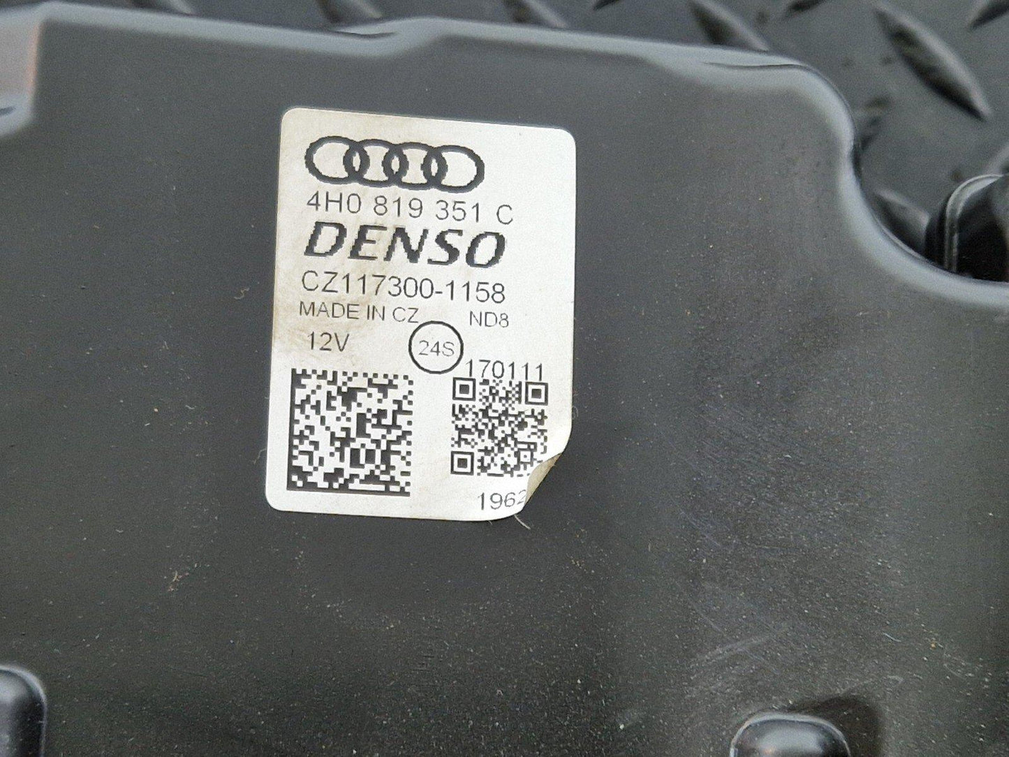10-17 AUDI A8 4H HEATER AIR CON BLOWER FAN MOTOR HOUSING 4H0819351C