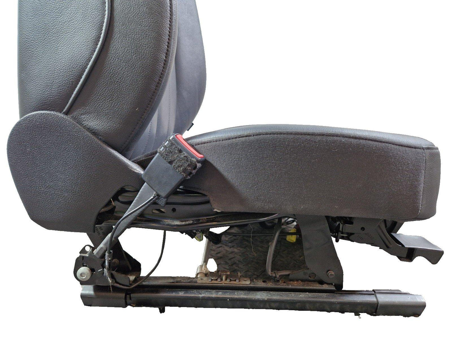 12-18 AUDI A6 C7 GENUINE FRONT LEFT PASSENGER N/S BLACK LEATHER SEAT MANUAL