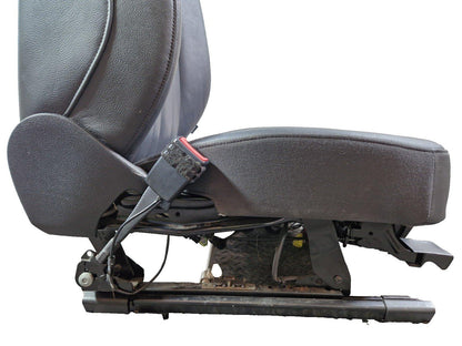 12-18 AUDI A6 C7 GENUINE FRONT LEFT PASSENGER N/S BLACK LEATHER SEAT MANUAL
