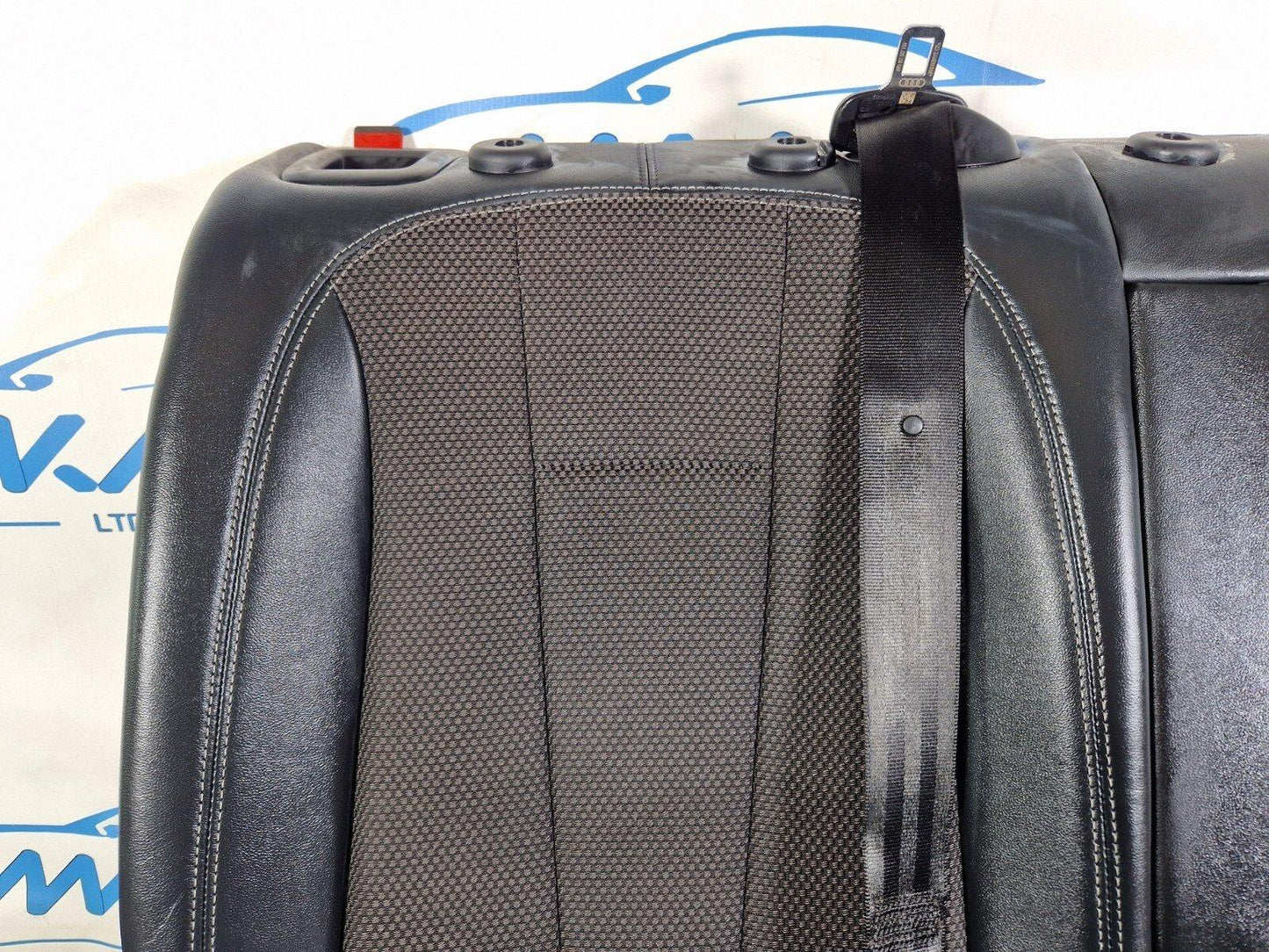 16-19 AUDI A4 AVANT B9 S-LINE REAR O/S DRIVERS SIDE HALF BLACK LEATHER  BACKREST