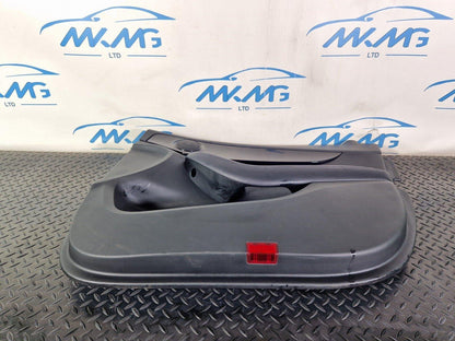 14-21 MERCEDES BENZ C200 W205 FRONT DRIVERS SIDE DOOR CARD BLACK LEATHER