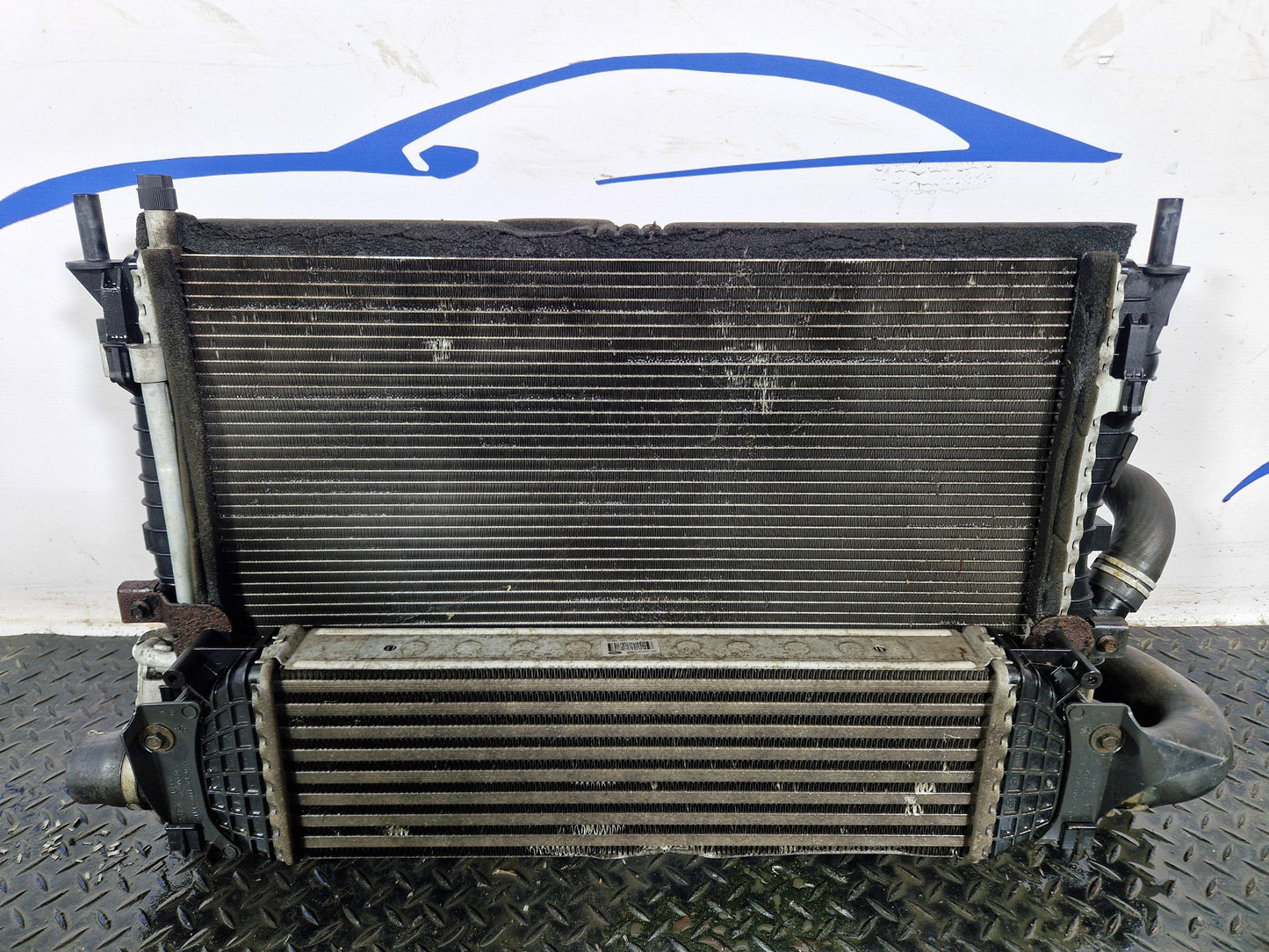 Ford Fusion MK1 HHJB 1.6 Diesel Radiator Rad Pack 5S6H9L440AD 5S6H8C607BF