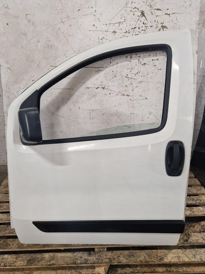 Peugeot Bipper Cargo Van Front Left N/S Passenger Complete Door in White EWP