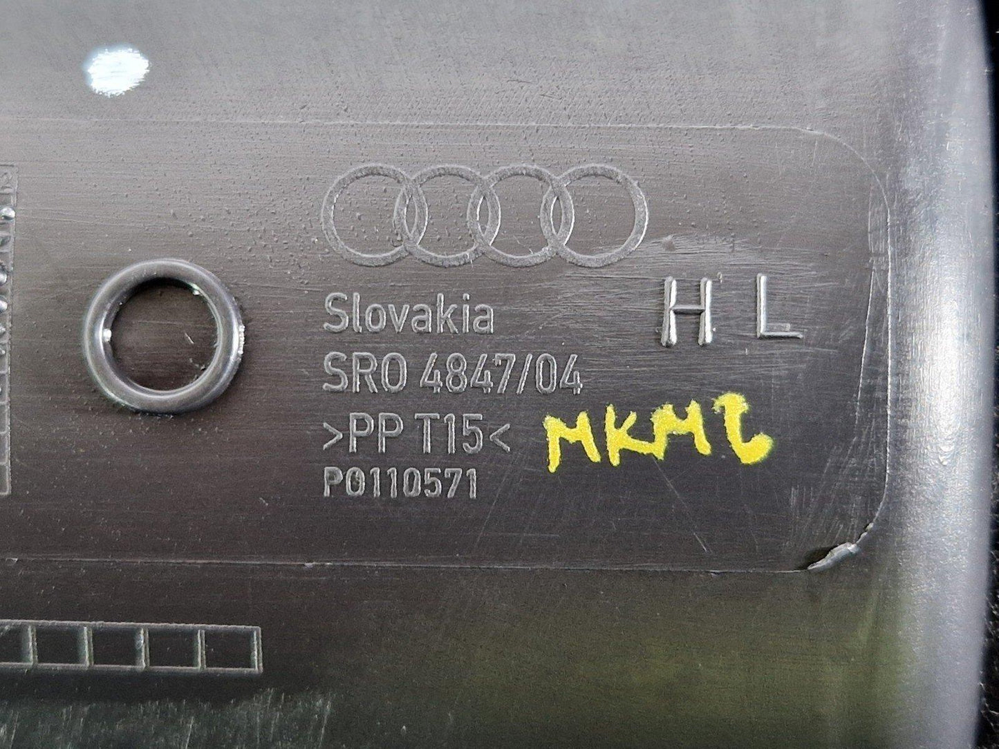 10-15 AUDI Q7 4L GENUINE OEM REAR LEFT SIDE DOOR CARD PANEL TRIM 4L0867305