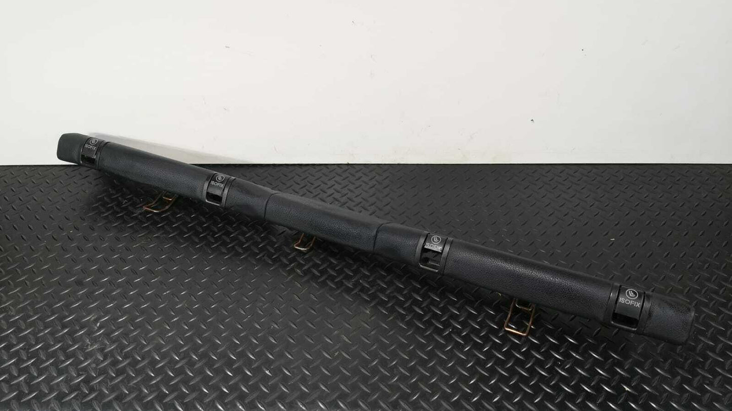 MERCEDES BENZ E-CLASS W212 REAR SEAT PADS ISOFIX BLACK LEATHER A2129200908