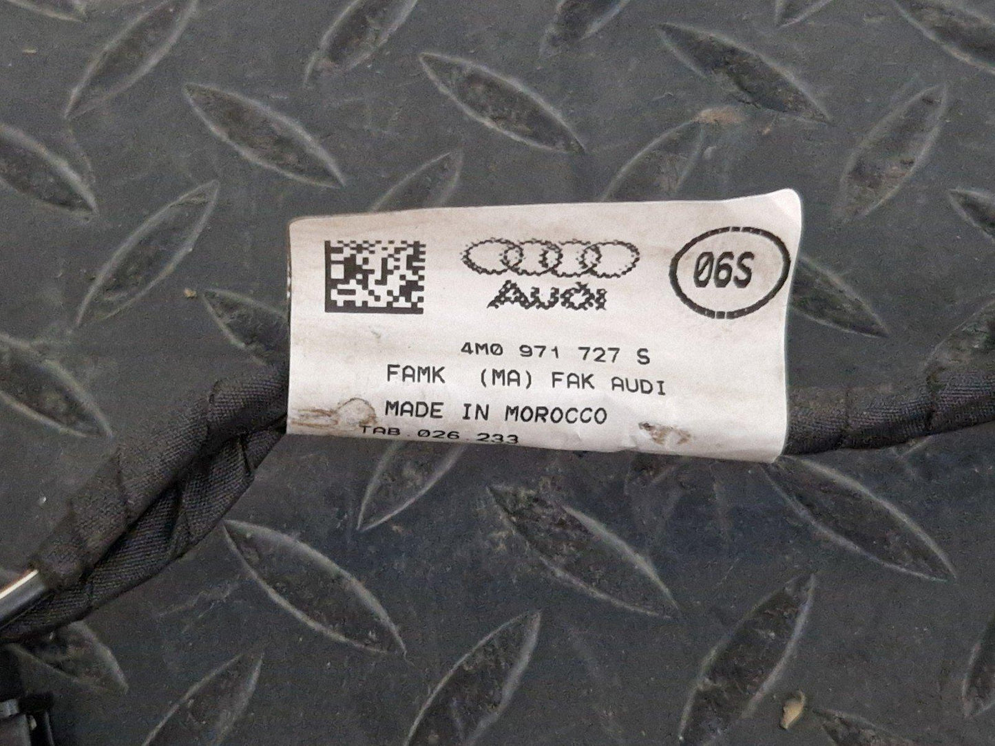 16-20 AUDI Q7 4M 3.0 DIESEL CRTC GENUINE FUEL TANK PUMP WIRING LOOM 4M0971727S