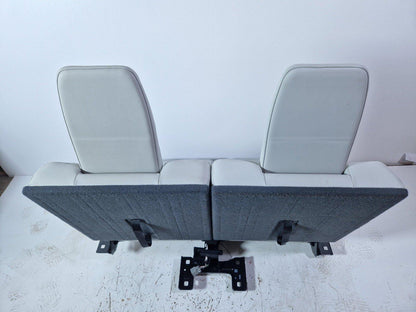 14-19 LAND ROVER L550 DISCOVERY SPORT 3RD ROW REAR SEAT SET IN GREY LEATHER
