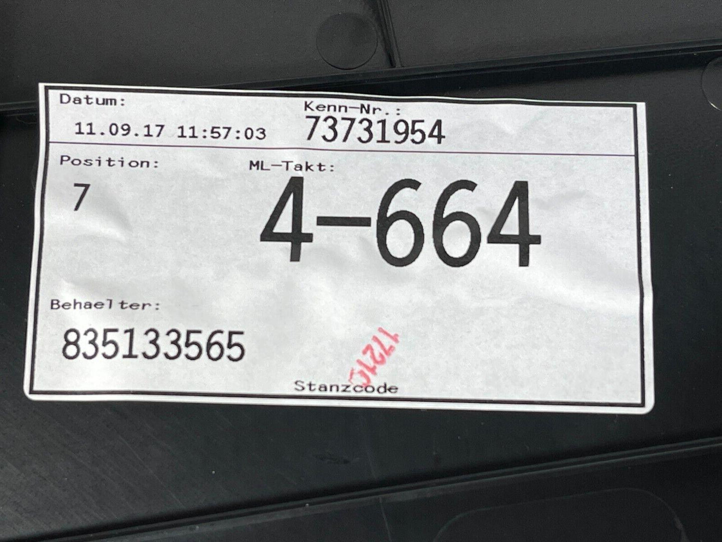 16-23 AUDI A5 F5 SPORTBACK S-LINE FRONT O/S DOOR CARD PANEL 8W8867134