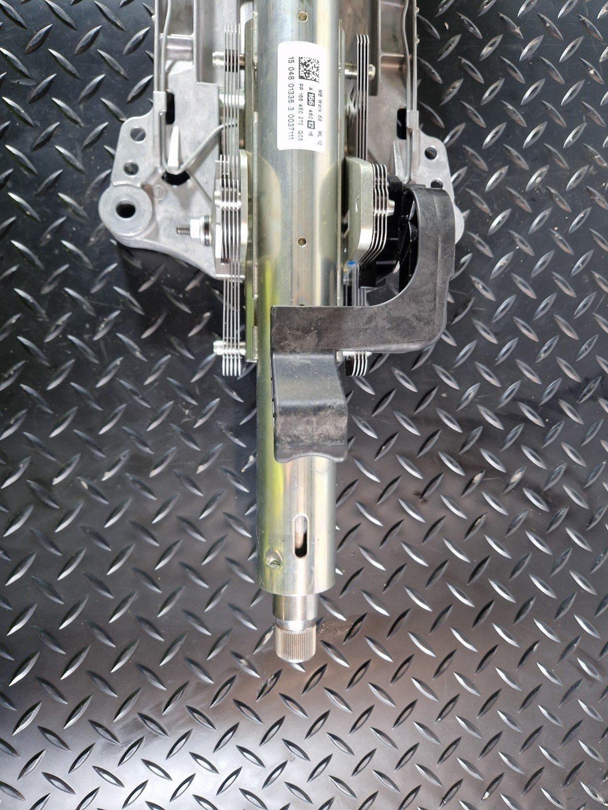 11-19 MERCEDES BENZ ML W166 GENUINE STEERING COLUMN A1664601216