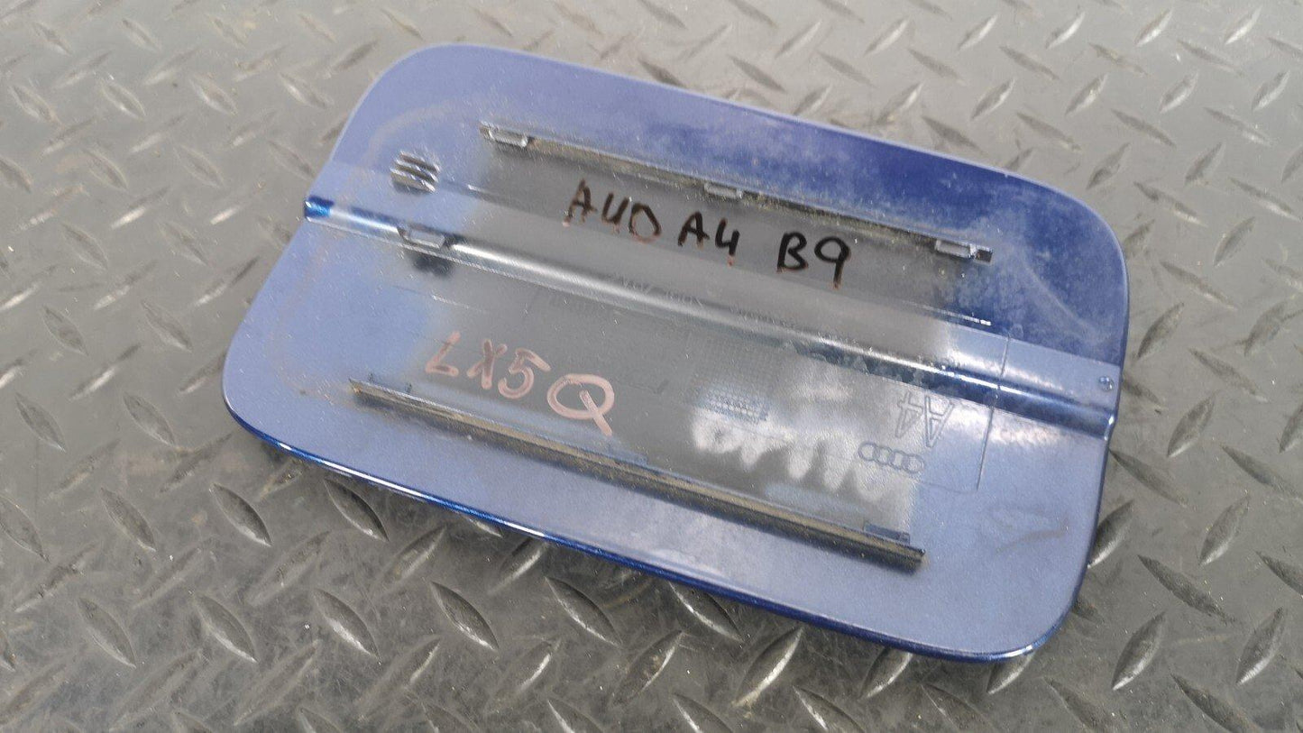 16-19 AUDI A4 B9 S-LINE SALOON GENUINE FUEL FILLER FLAP BLUE LX5Q 8W0809907