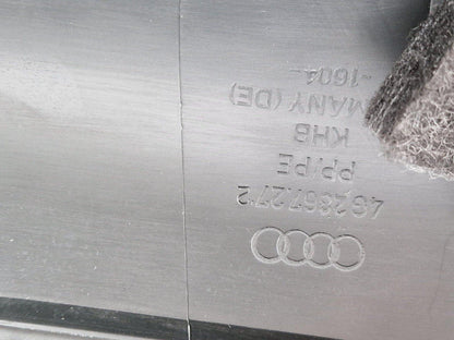 10-18 AUDI A7 4G S-LINE FRONT RIGHT INTERIOR A PILLAR SILL TRIM PANEL 4G2867272