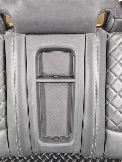 17-24 AUDI S5 F5 OEM REAR BLACK LEATHER COMFORT SEAT BENCH 8W6885079B 8W6885079