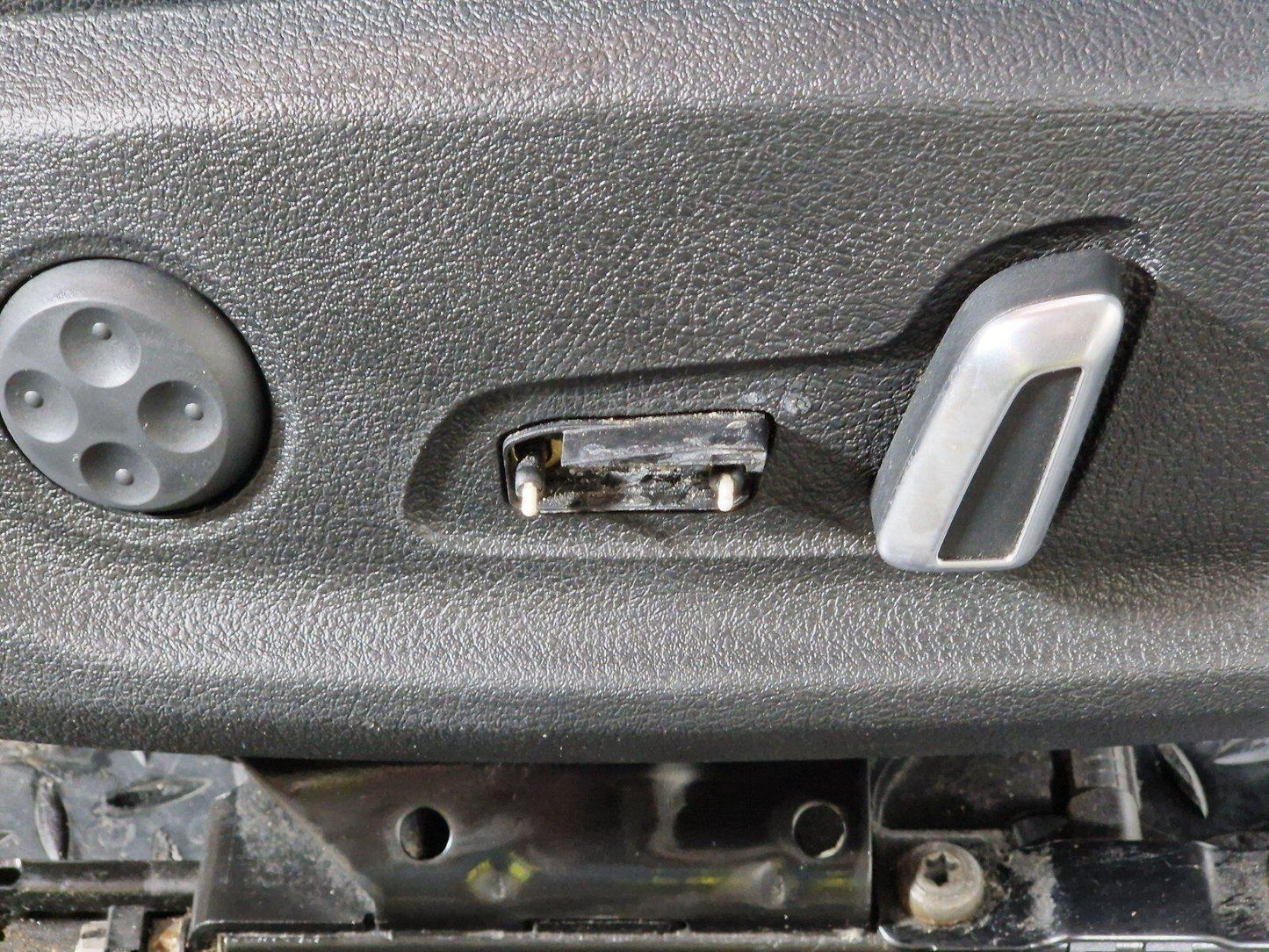 15-18 AUDI A7 4G FRONT LEFT N/S PASSENGER BLACK LEATHER ELECTRIC MEMORY SEAT