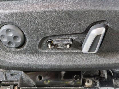 15-18 AUDI A7 4G FRONT LEFT N/S PASSENGER BLACK LEATHER ELECTRIC MEMORY SEAT