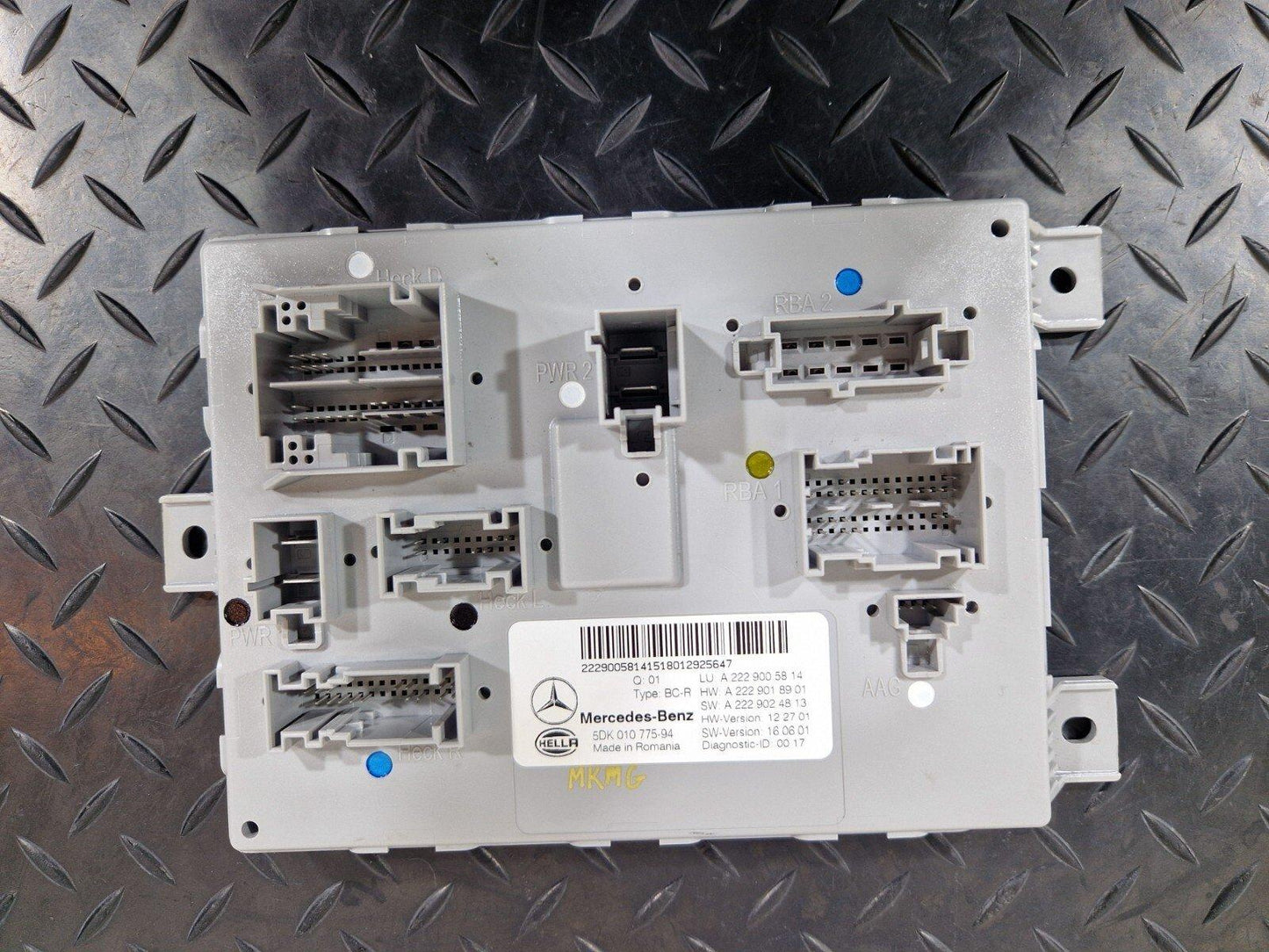 14-21 MERCEDES BENZ C200 W205 GENUINE OEM REAR SAM CONTROL MODULE A2229005814