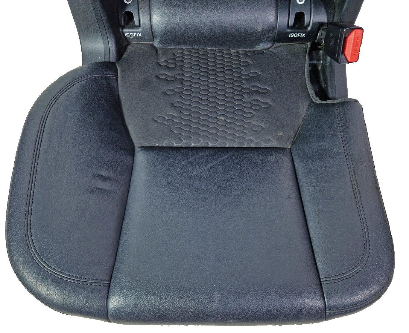 14-19 LAND ROVER L550 DISCOVERY 2ND ROW RIGHT O/S SIDE BLACK LEATHER SEAT