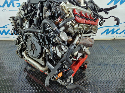 10-17 AUDI A8 4H 4.2 V8 CDRA PETROL GENUINE COMPLETE ENGINE (PLUG&PLAY)