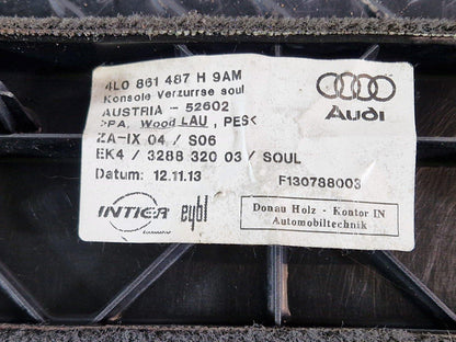10-15 AUDI Q7 4L GENUINE REAR LEFT TRUNK BOOT SIDE TRIM PANEL 4L0861487