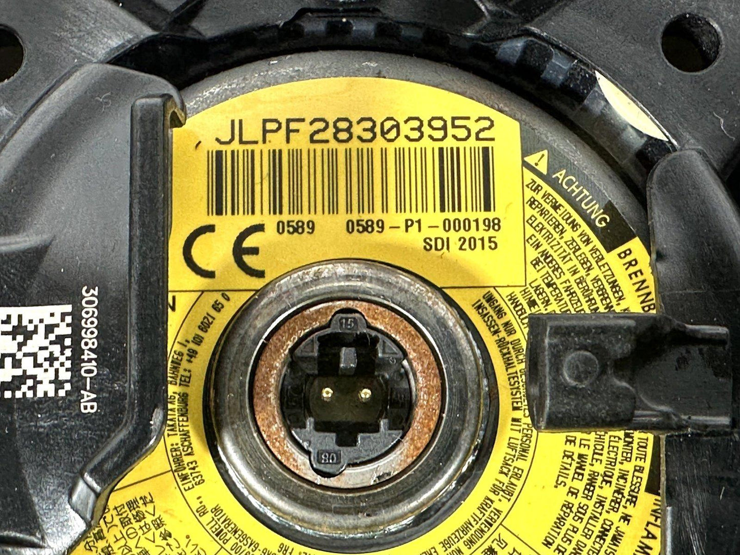 14-21 BMW 2 SERIES GRAN TOURER F45 F46 STEERING WHEEL A!R BAG 6873846