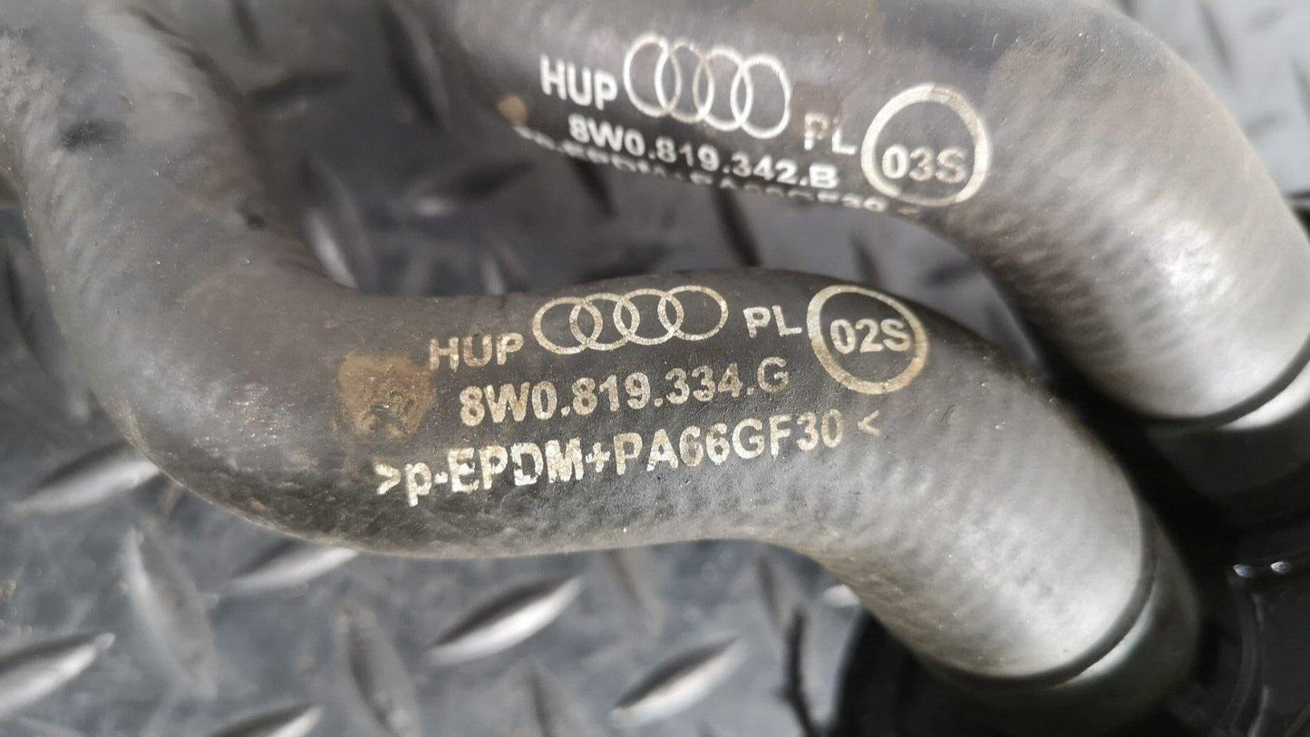 16-19 AUDI A4 B9 S-LINE GENUINE 2.0TDI HEATER HOSES PIPES 8W0819342B 8W0819334G