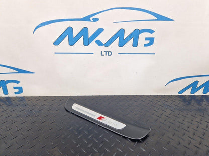 10-18 AUDI A7 4G S-LINE GENUINE OEM REAR LEFT DOOR SILL TRIM 4G8853375