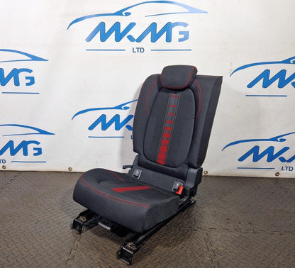 BMW 2 X1 SERIES F45 F48 GENUINE REAR RIGHT O/S CLOTH FABRIC COMPLETE SEAT RED