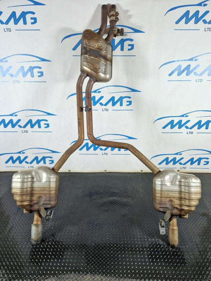 10-17 AUDI A8 4H 4.2 PETROL EXHAUST SYSTEM PIPE & SILENCERS 4H0253411