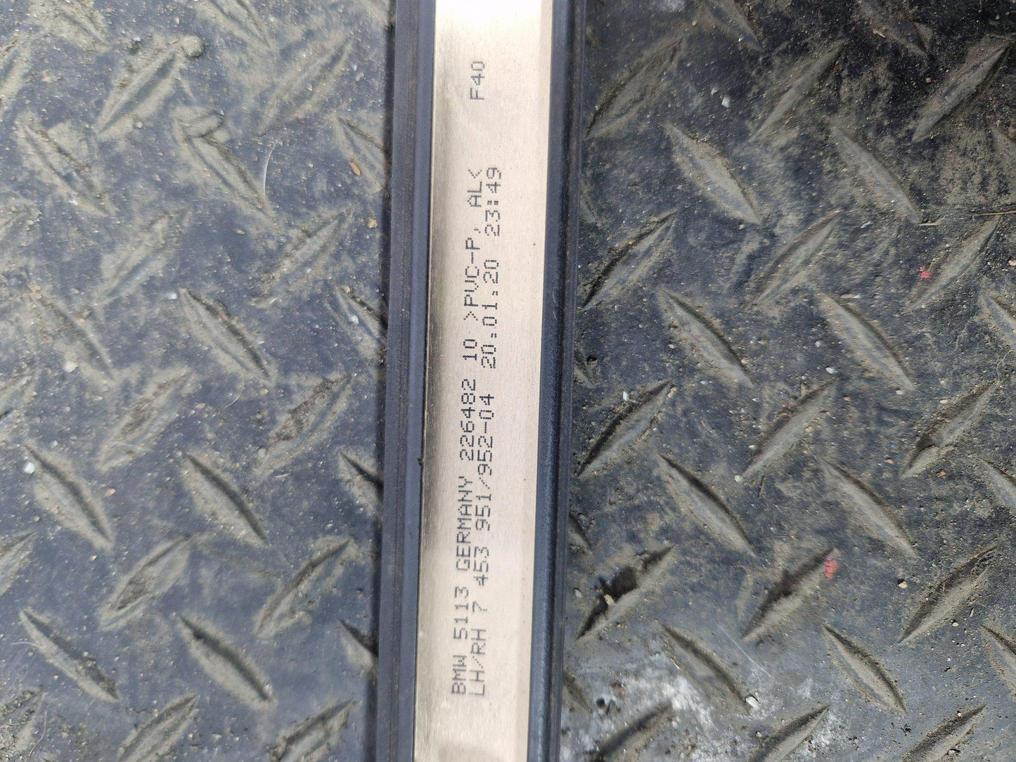 BMW 1 Series F40 Roof Railing Moulding Trim Genuine 7453951 7461830
