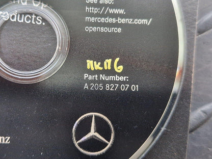 14-21 MERCEDES BENZ C220d W205 LICENSE INFORMATION SOFTWARE DISC A2058270701