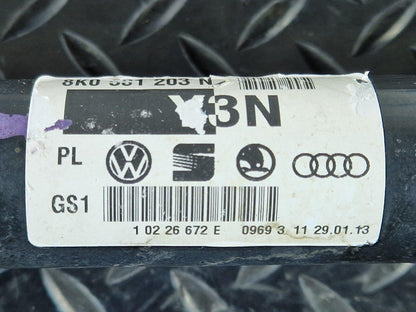 12-17 AUDI S5 CONVERTIBLE OEM REAR DRIVESHAFT 8K0501203N