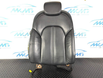 10-17 AUDI A8 4H  REAR O/S RIGHT BLACK LEATHER BACK REST 4H0885274 DAMAGED