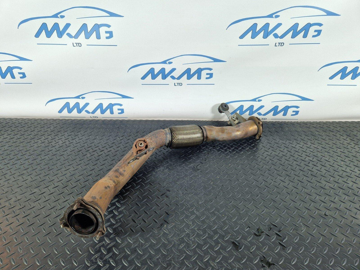 15-18 AUDI A7 4G GENUINE OEM FRONT EXHAUST PIPE 4G0253350H