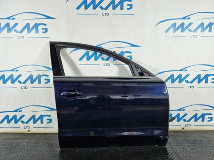 10-17 AUDI A8 4D GENUINE FRONT RIGTH O/S COMPLETE DOOR IN BLUE LZ5D