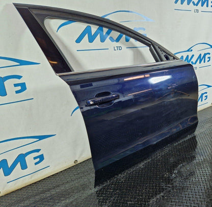 10-17 AUDI A8 4D GENUINE FRONT RIGTH O/S COMPLETE DOOR IN BLUE LZ5D