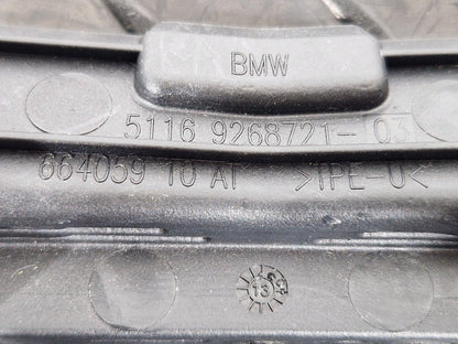 11-18 BMW 6 SERIES F06 GENUINE OEM CABLE DUCT 9268721