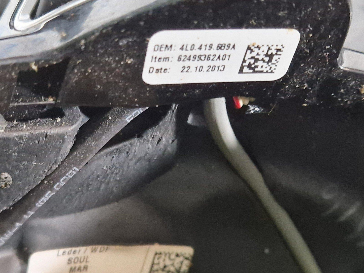 10-15 AUDI Q7 4L 3.0 TDI MULTIFUNCTION STEERING WHEEL 4L0419689A 4L0419091AS