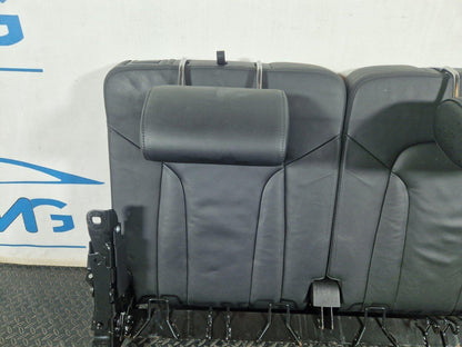 10-15 AUDI Q7 4L GENUINE REAR SEATS 3RD ROW LEATHER