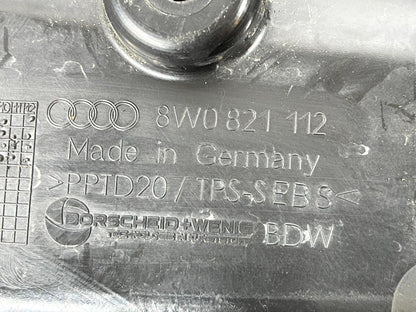 16-19 AUDI A4 B9 AVANT GENUINE FRONT RIGHT WING FILLER INSULATOR 8W0821112