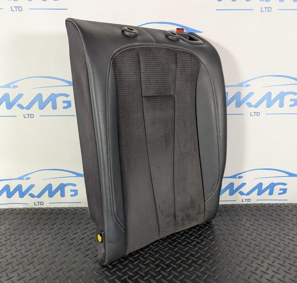 16-19 AUDI A4 B9 S-LINE OEM REAR LEFT N/S HALF BLACK HALF LEATHER SEAT BACKREST