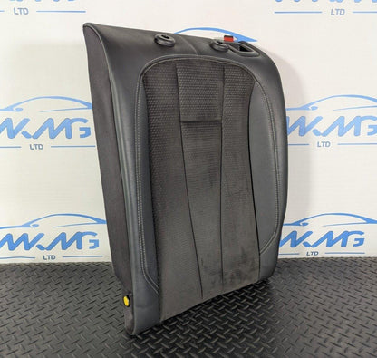 16-19 AUDI A4 B9 S-LINE OEM REAR LEFT N/S HALF BLACK HALF LEATHER SEAT BACKREST