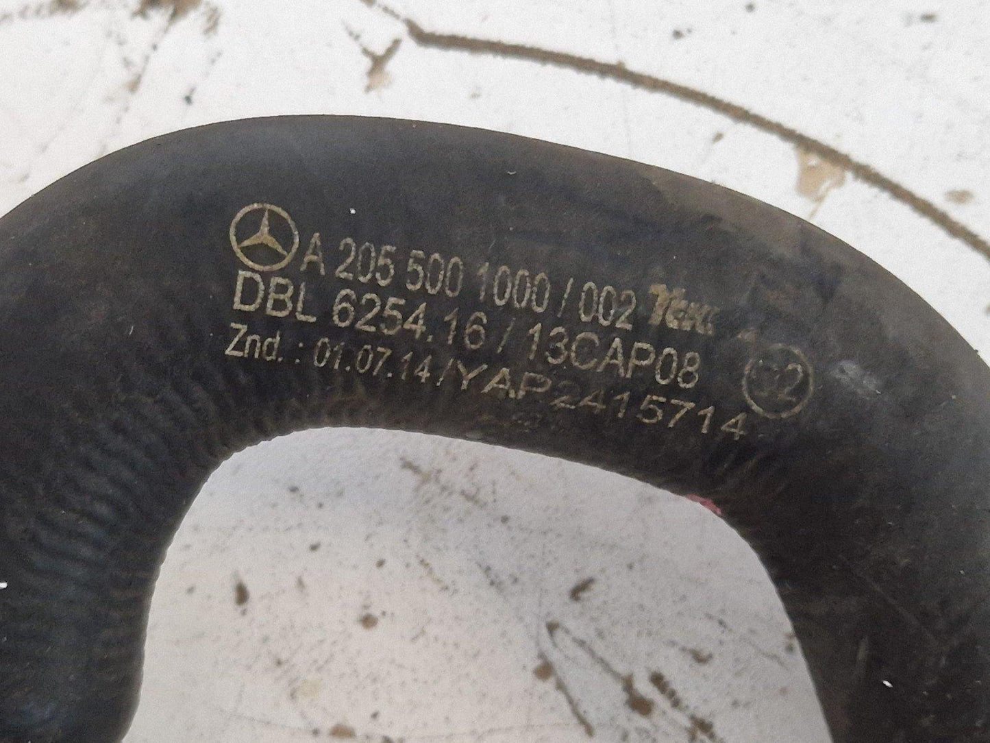 14-21 MERCEDES BENZ C300 W205 GENUINE WATER RADIATOR HOSE PIPE A2055001000