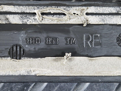 12-17 AUDI S5 CONVERTIBLE FRONT RIGHT SIDE O/S INNER DOOR SILL TRIM 8T0853374