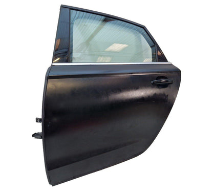 12-18 AUDI A6 C7 SALOON REAR LEFT N/S COMPLETE DOOR IN BLACK (NEEDS REPAINTING)