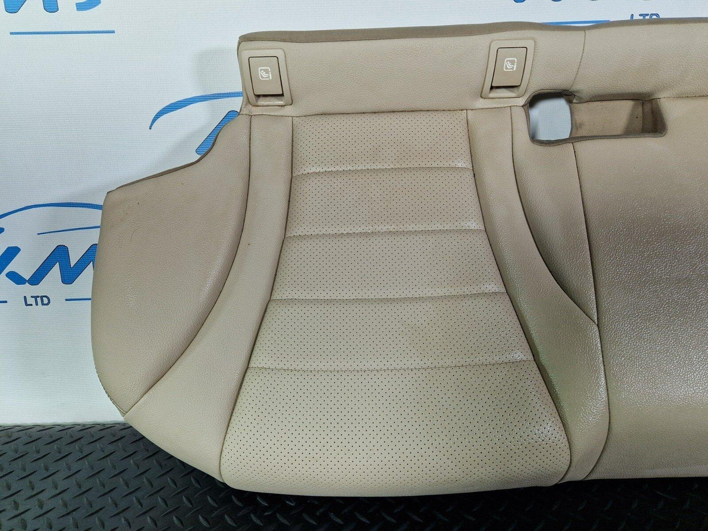 14-21 MERCEDES BENZ W205 GENUINE OEM REAR SEAT BEIGE LEATHER BENCH A2059200650