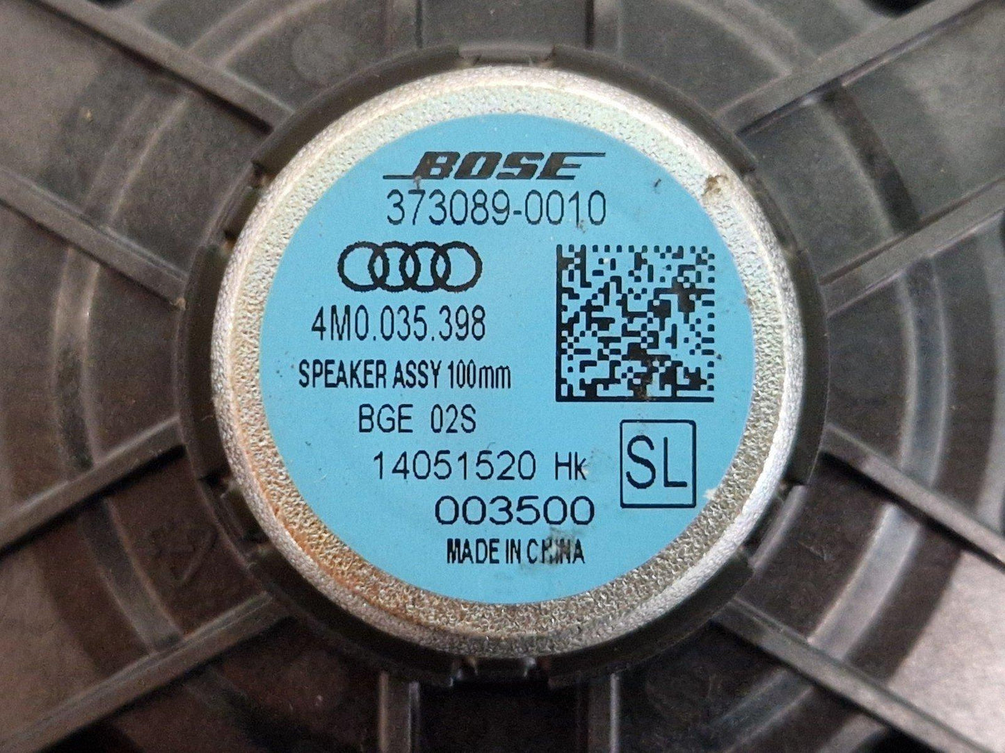 16-20 AUDI Q7 4M GENUINE FRONT LEFT PASSENGER N/S DOOR BOSE SPEAKER 4M0035398