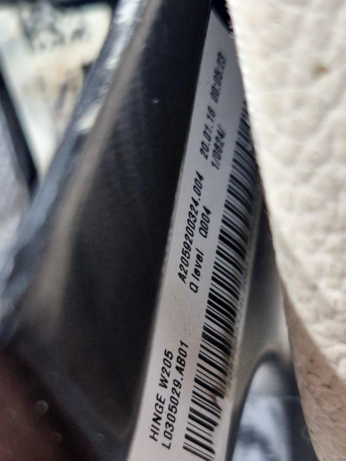 14-21 MERCEDES BENZ C CLASS W205 REAR LEFT N/S LEATHER SEAT BACKREST BEIGE