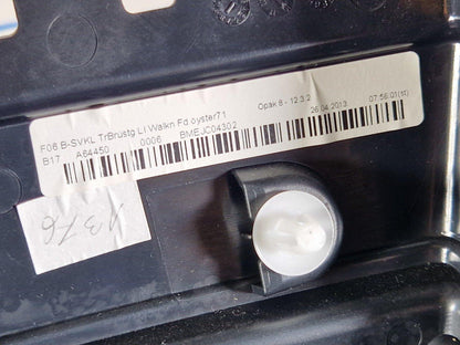11-18 BMW 6 SERIES F06 LEFT SIDE BOTTOM B PILLAR LEATHER TRIM 7289401